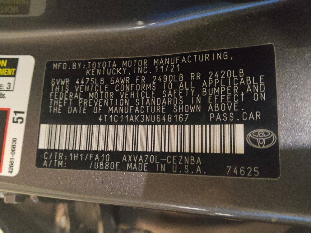 2022 Toyota Camry in Stone Mountain, GA 30083 - 18142922 33