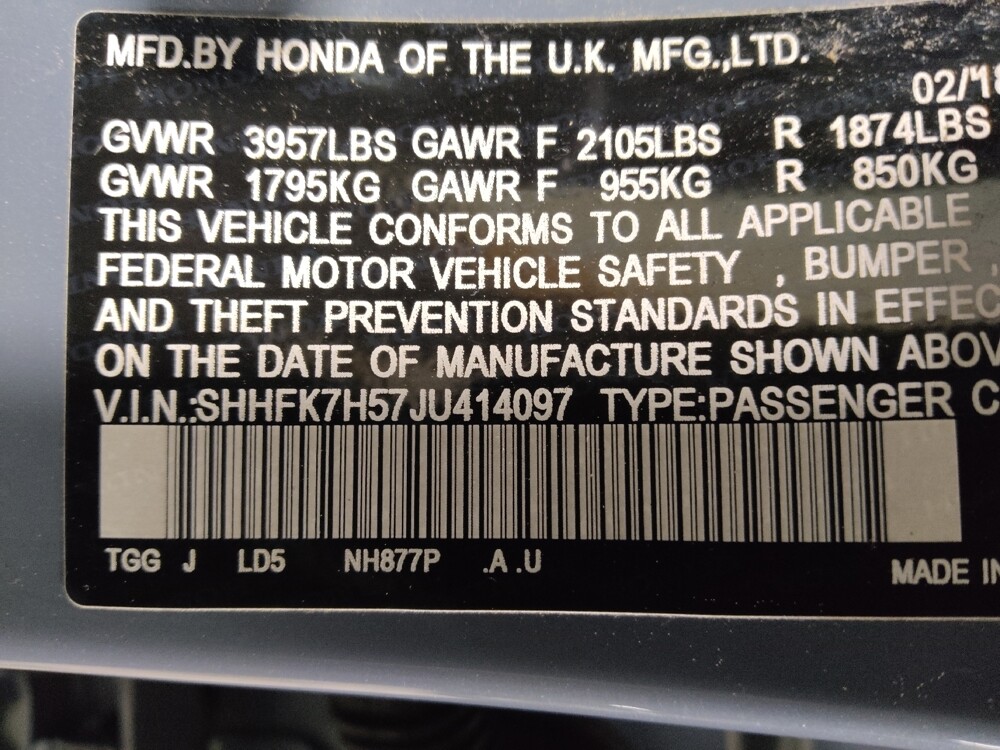 2018 Honda Civic in Jackson, MS 39211 - 18142925 33