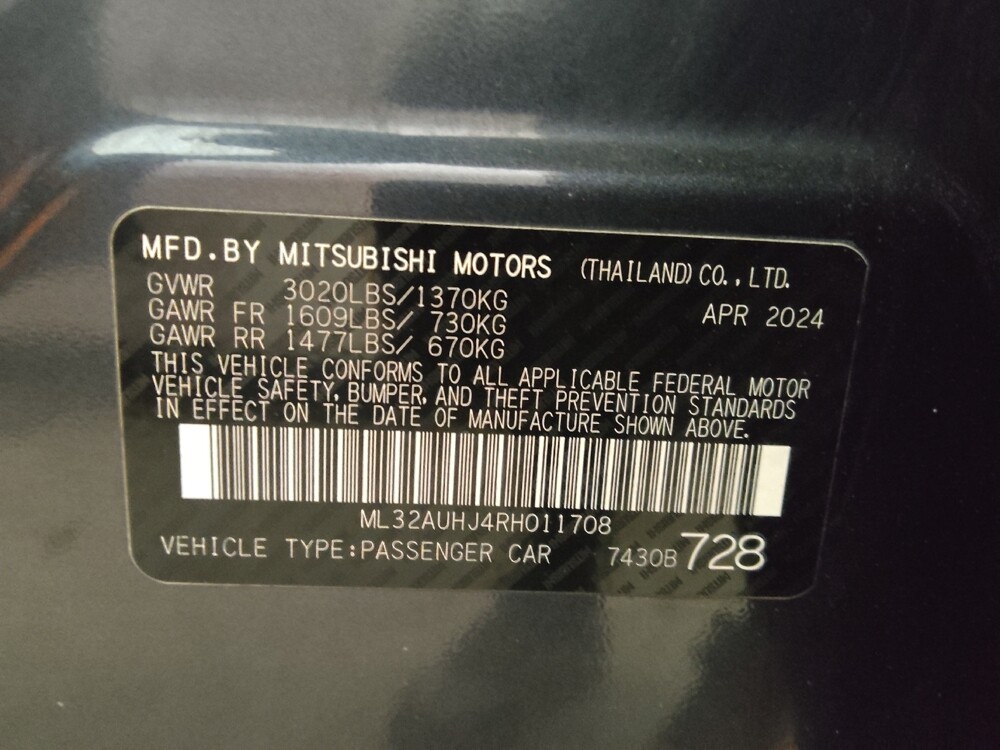 2024 Mitsubishi Mirage in Pelham, AL 35124 - 18142935 33
