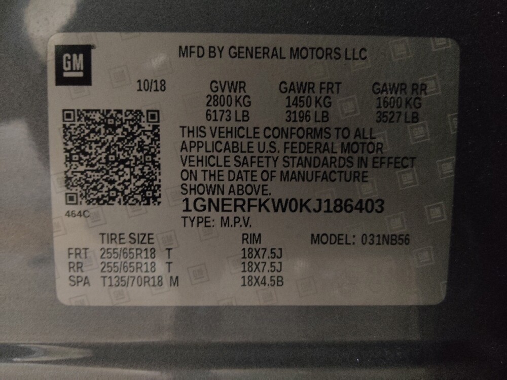2019 Chevrolet Traverse in Stone Mountain, GA 30083 - 18142942 33