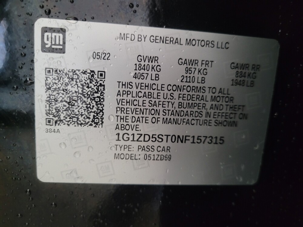 2022 Chevrolet Malibu in Augusta, GA 30907 - 18142948 33