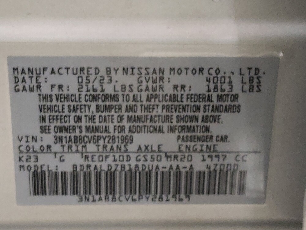 2023 Nissan Sentra in Lubbock, TX 79424 - 18142985 33
