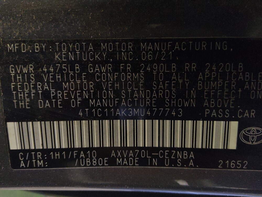 2021 Toyota Camry in Mesa, AZ 85210 - 18142990 33