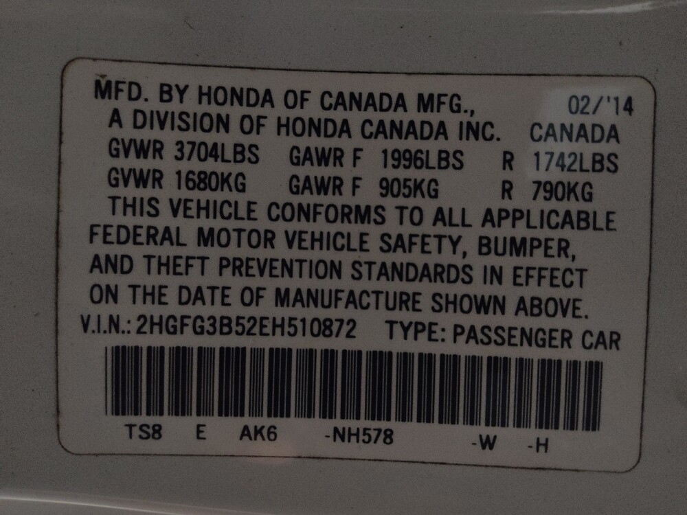 2014 Honda Civic in Savannah, GA 31419 - 18143016 33