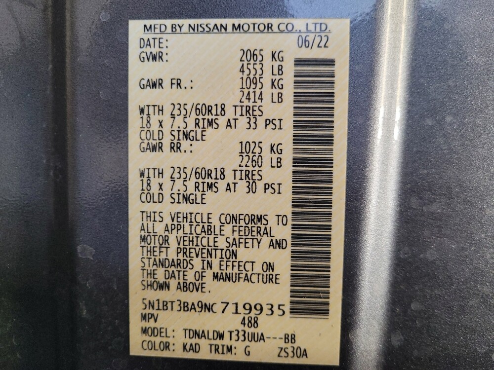 2022 Nissan Rogue in Jacksonville, FL 32210 - 18143031 33