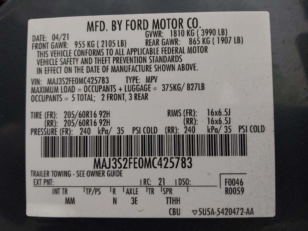 2021 Ford EcoSport in Lakewood, CO 80215 - 18143058 33