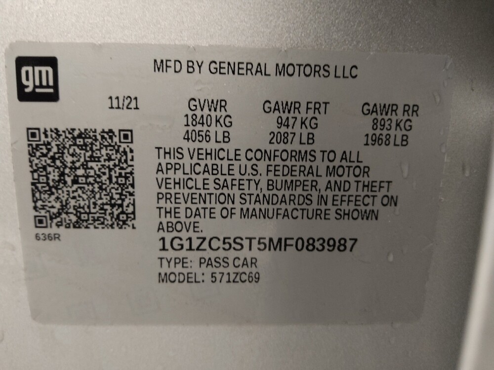 2021 Chevrolet Malibu in Denver, CO 80012 - 18143064 33