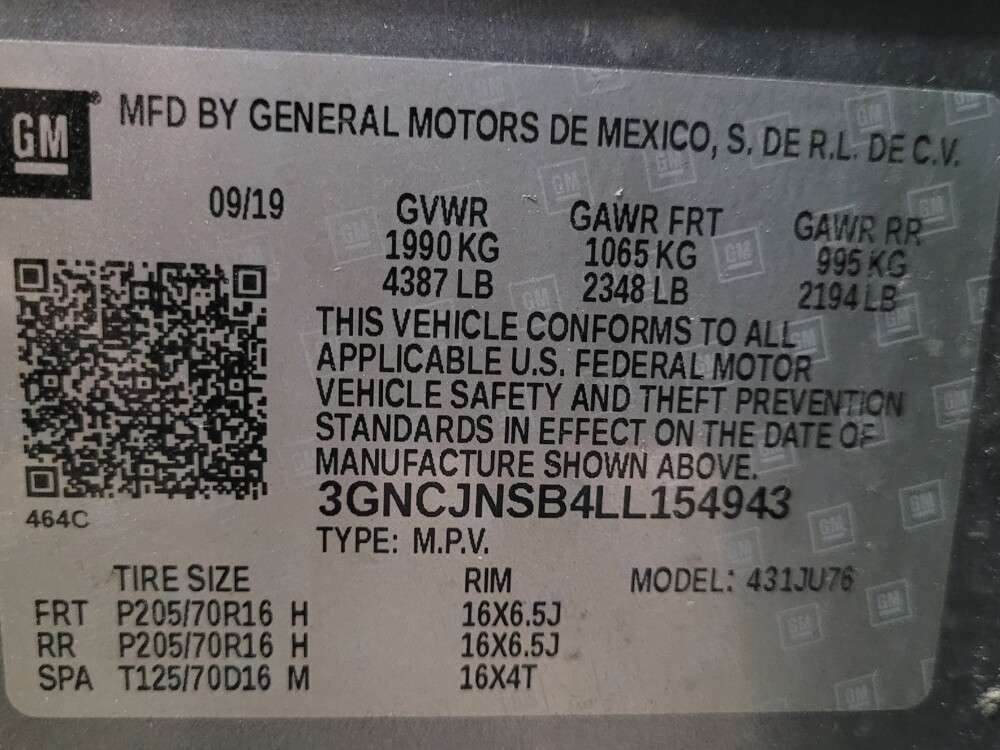 2020 Chevrolet Trax in Temple Hills, MD 20746 - 18143122 33