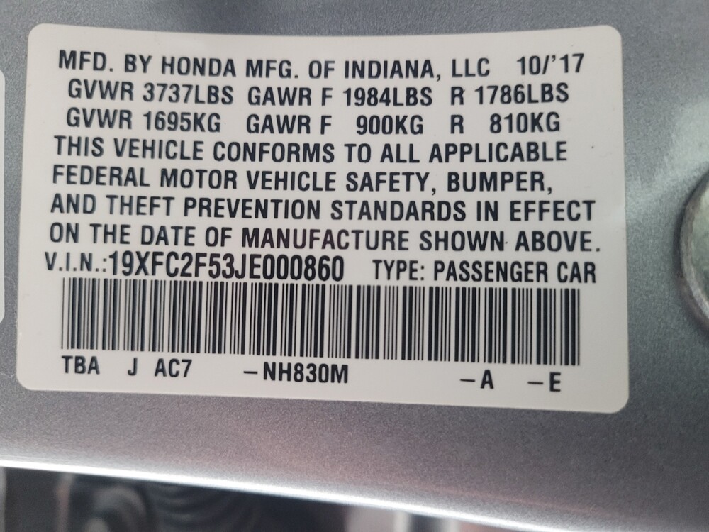 2018 Honda Civic in St. Louis, MO 63136 - 18143139 33