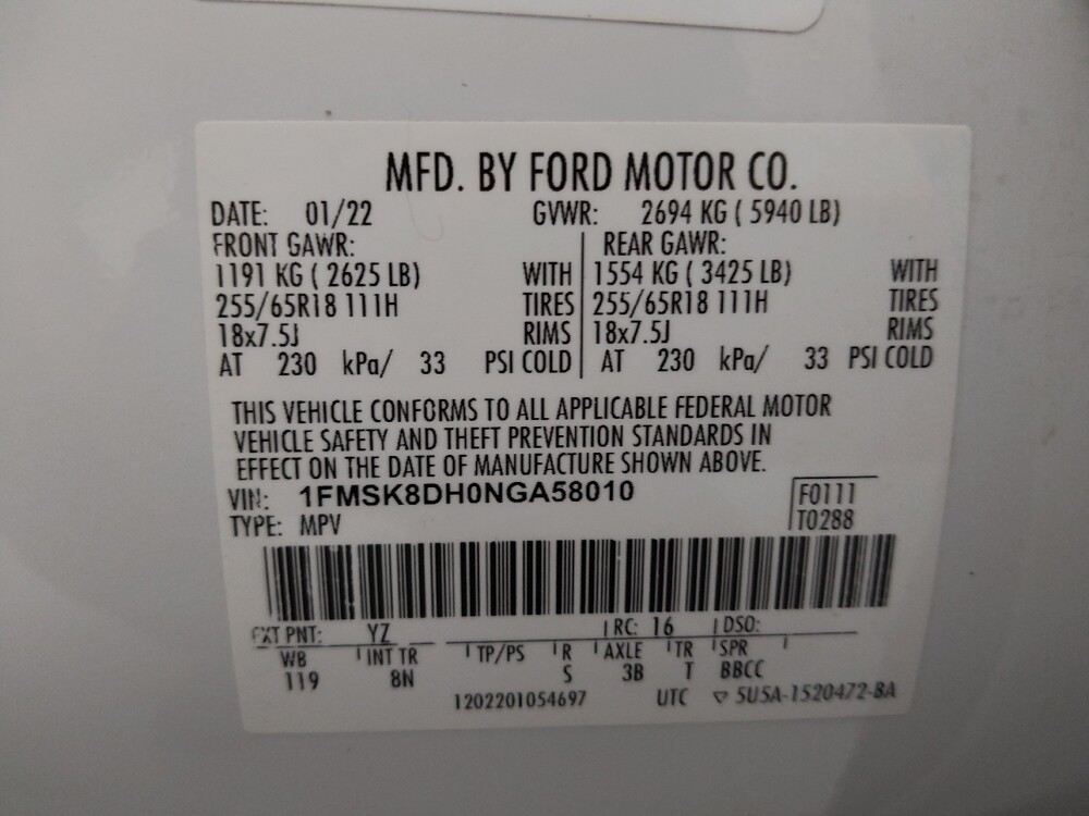 2022 Ford Explorer in St. Louis, MO 63136 - 18143143 33
