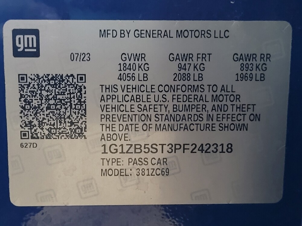 2023 Chevrolet Malibu in Miami, FL 33157 - 18143157 33