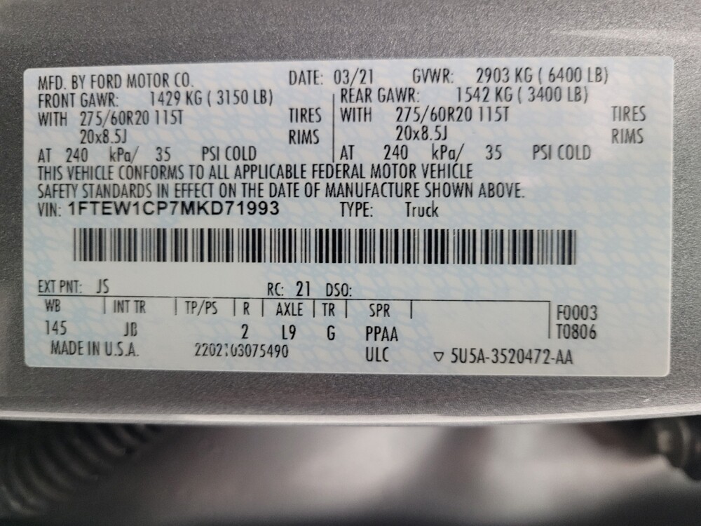2021 Ford F150 in Memphis, TN 38115 - 18143175 33