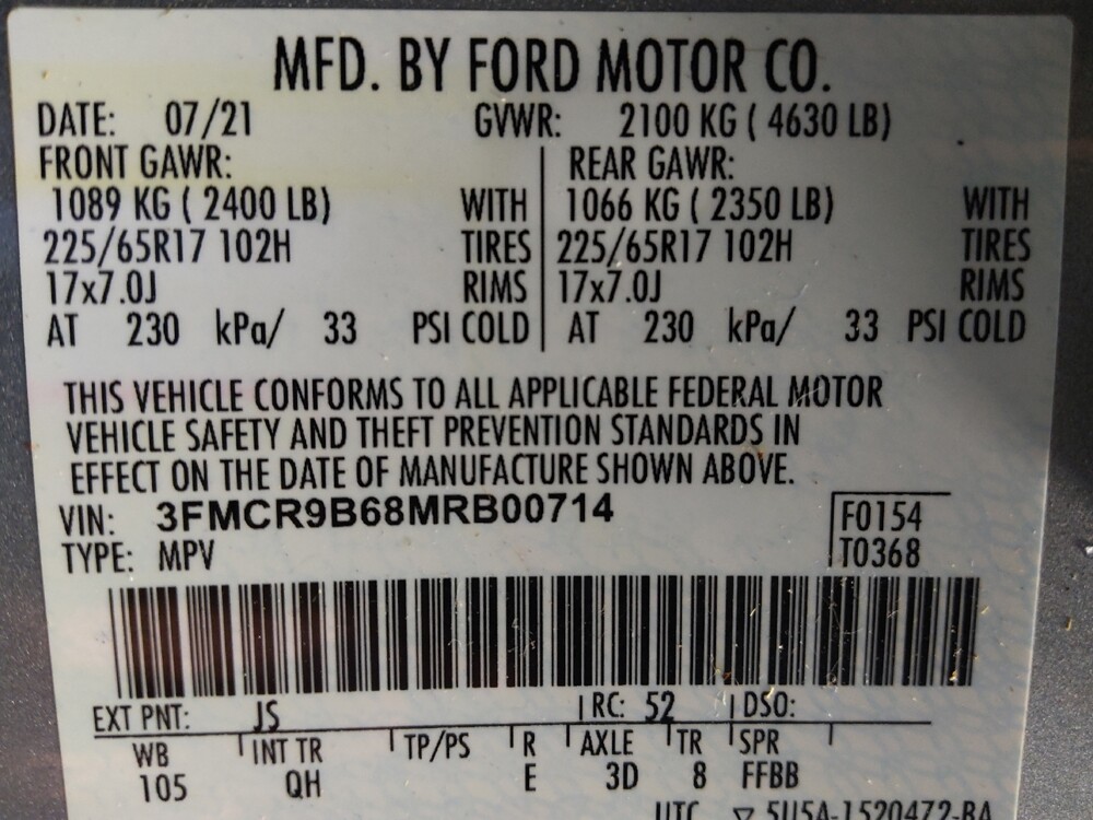 2021 Ford Bronco Sport in Round Rock, TX 78664 - 18143200 33