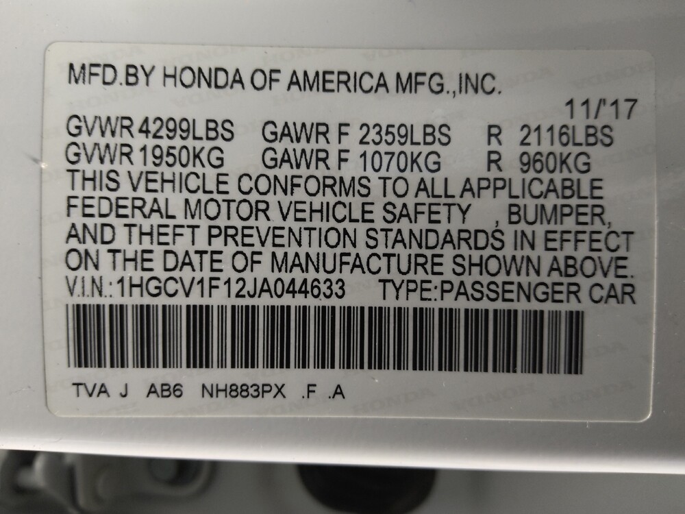 2018 Honda Accord in Houston, TX 77060 - 18143244 33