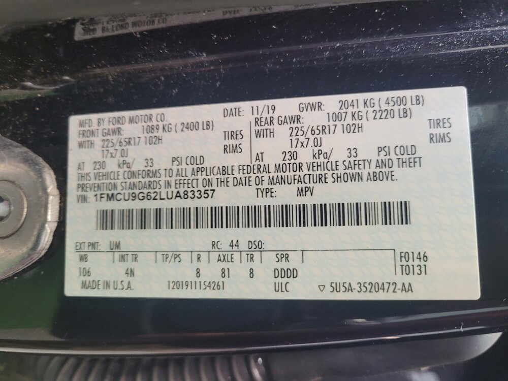 2020 Ford Escape in Cincinnati, OH 45255 - 18143247 33