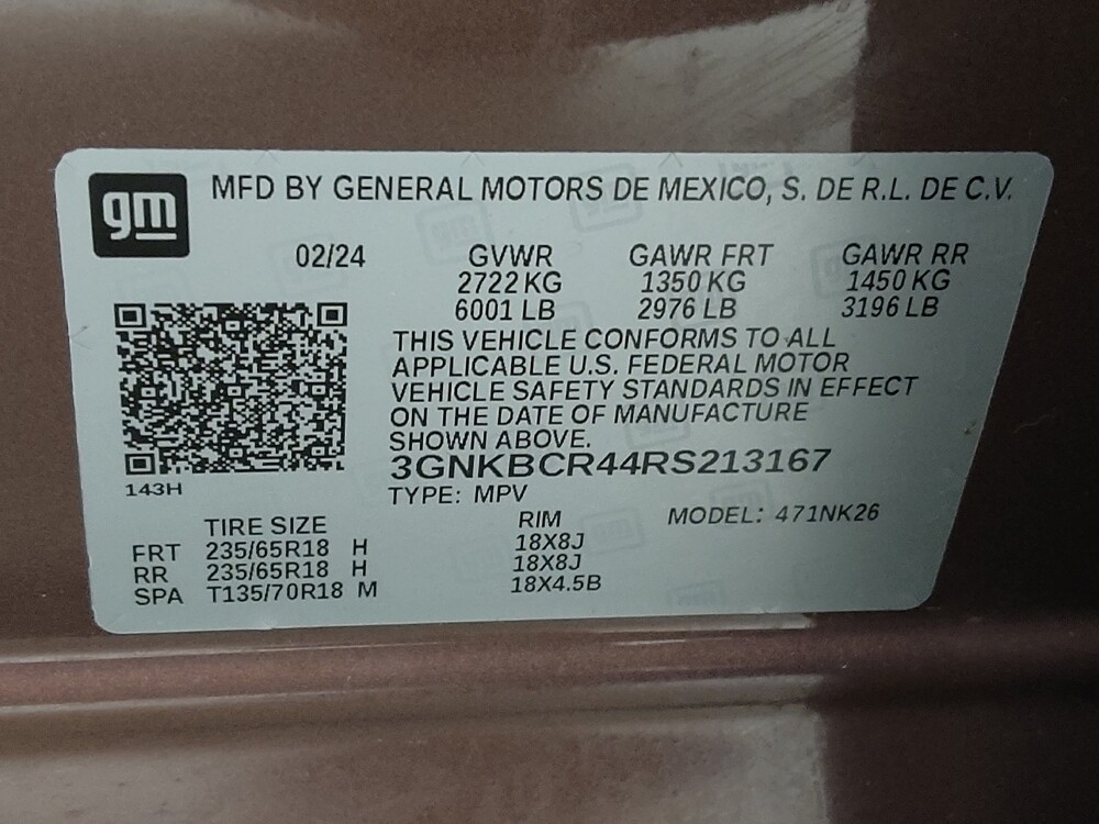 2024 Chevrolet Blazer in St. Louis, MO 63136 - 18143250 33