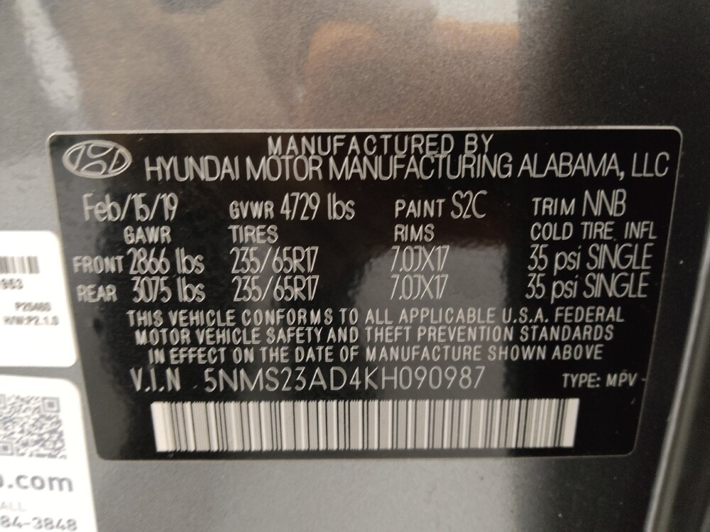 2019 Hyundai Santa Fe in Topeka, KS 66611 - 18143260 33