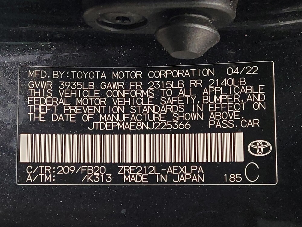 2022 Toyota Corolla in Gainesville, FL 32609 - 18143281 33