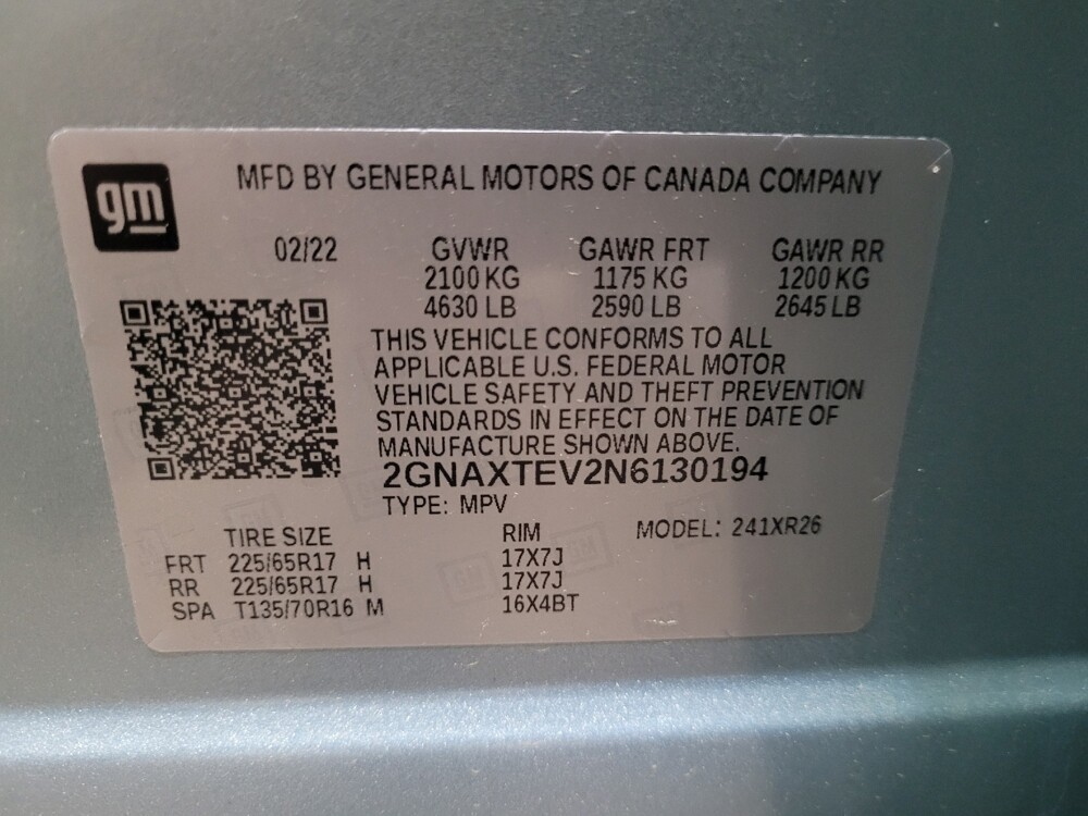 2022 Chevrolet Equinox in Williamstown, NJ 8094 - 18143282 33