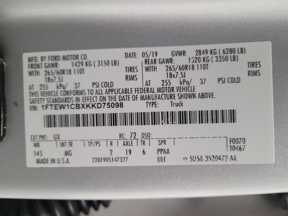 2019 Ford F150 in Riverside, CA 92504 - 18143363 33
