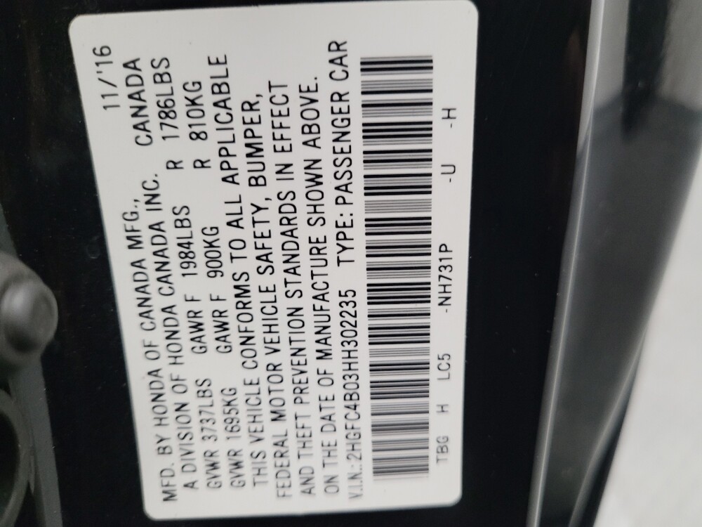 2017 Honda Civic in Downey, CA 90241 - 18143378 33