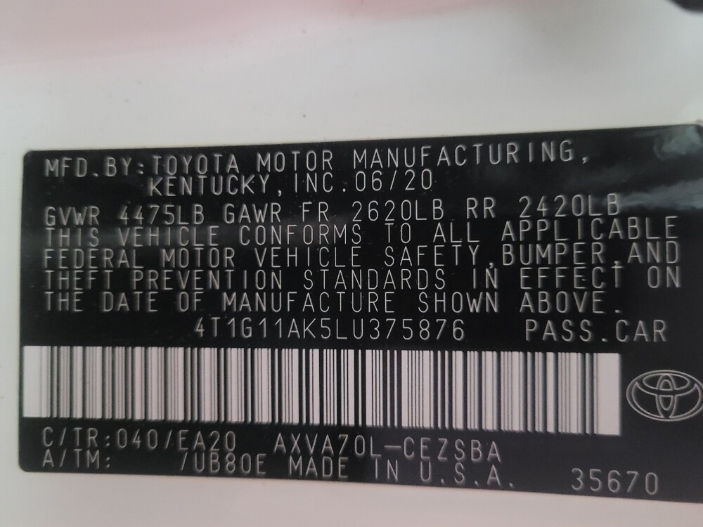 2020 Toyota Camry in Marietta, GA 30062 - 18143389 33