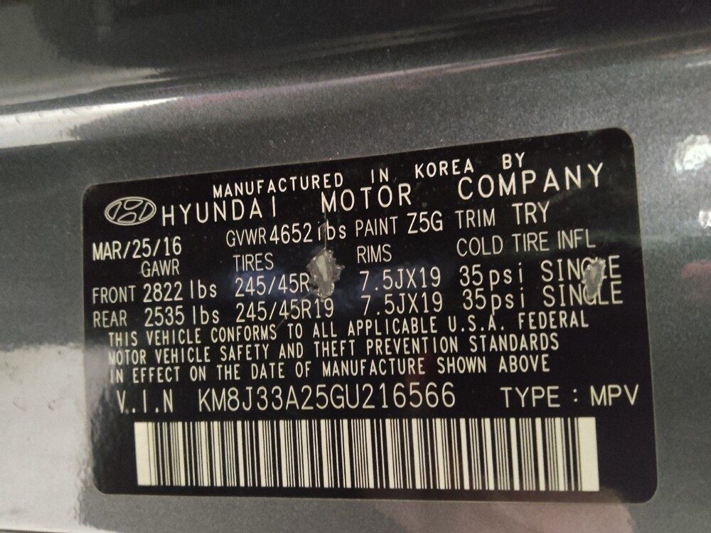2016 Hyundai Tucson in Stone Mountain, GA 30083 - 18143393 33