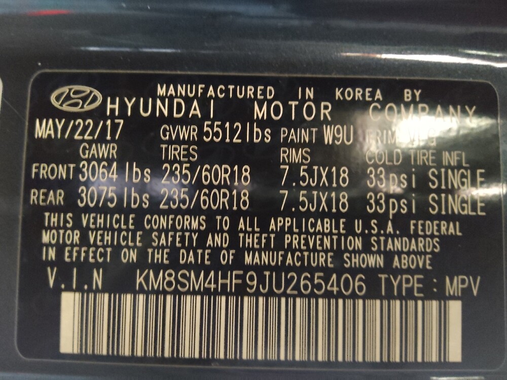 2018 Hyundai Santa Fe in Pelham, AL 35124 - 18143399 33