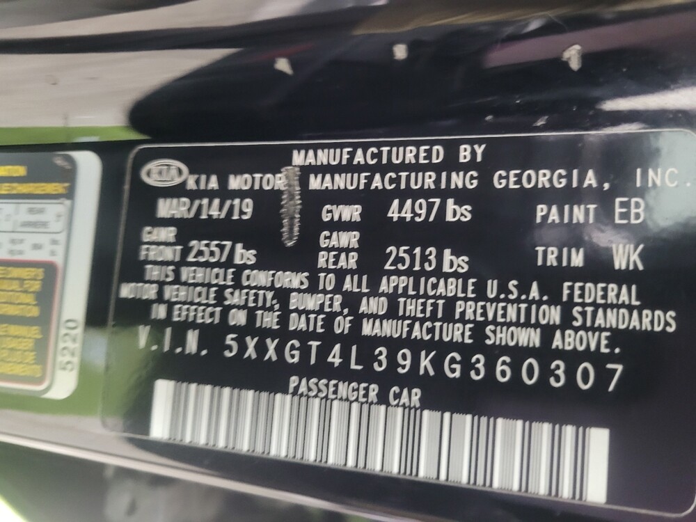2019 Kia Optima in Pelham, AL 35124 - 18143403 33