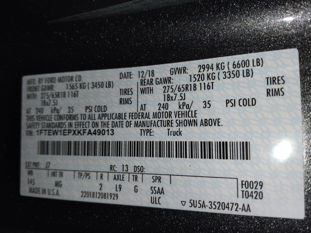 2019 Ford F150 in Lubbock, TX 79424 - 18143416 33