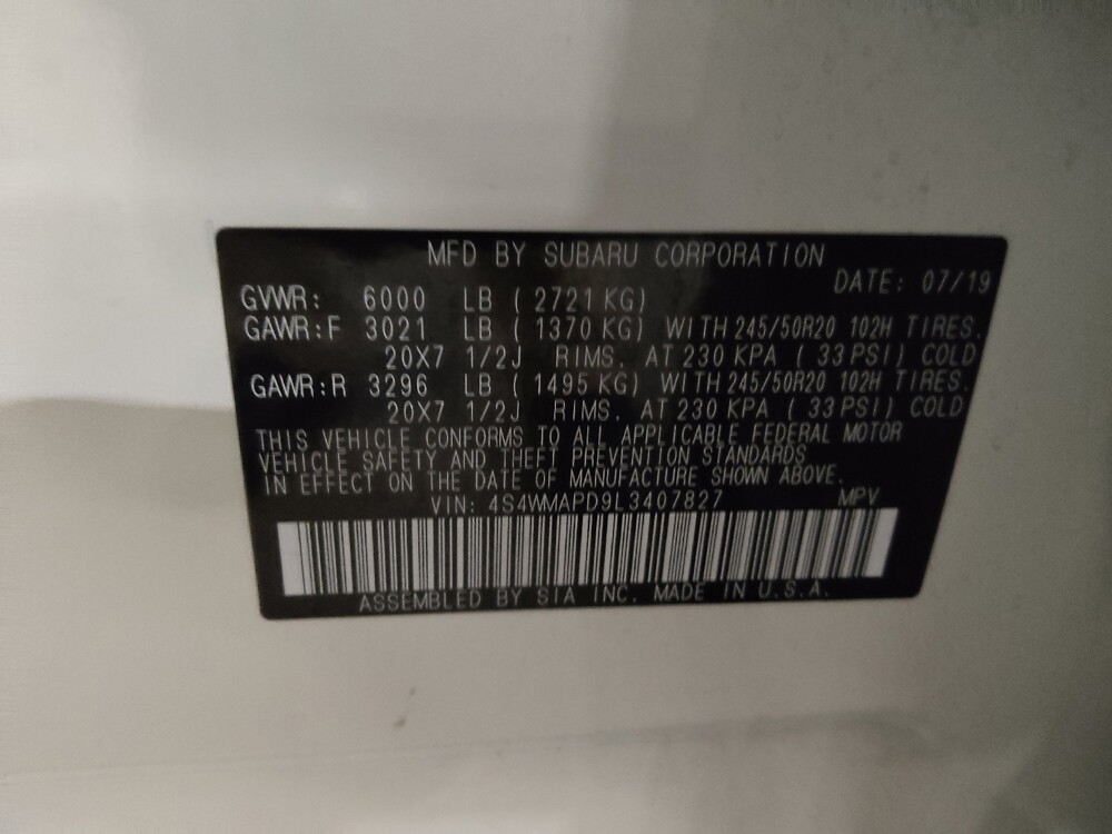 2020 Subaru Ascent in Tulsa, OK 74145 - 18143419 33