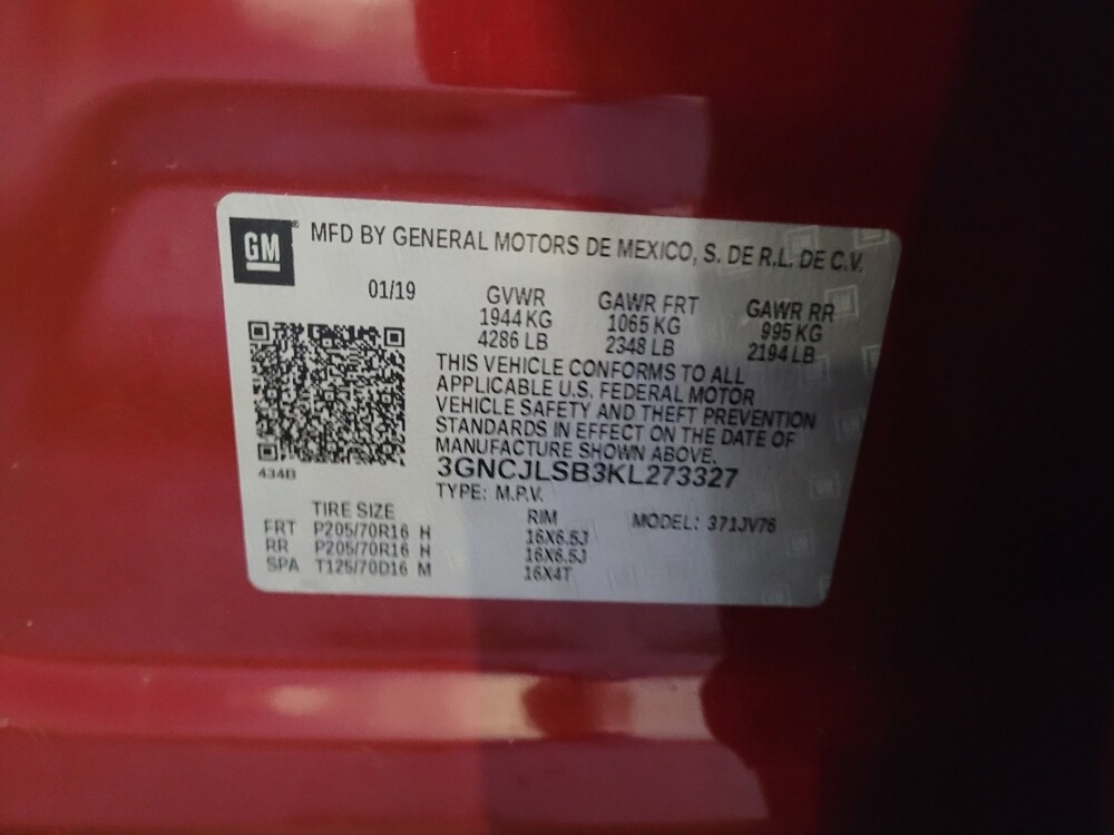 2019 Chevrolet Trax in Clearwater, FL 33764 - 18143443 33
