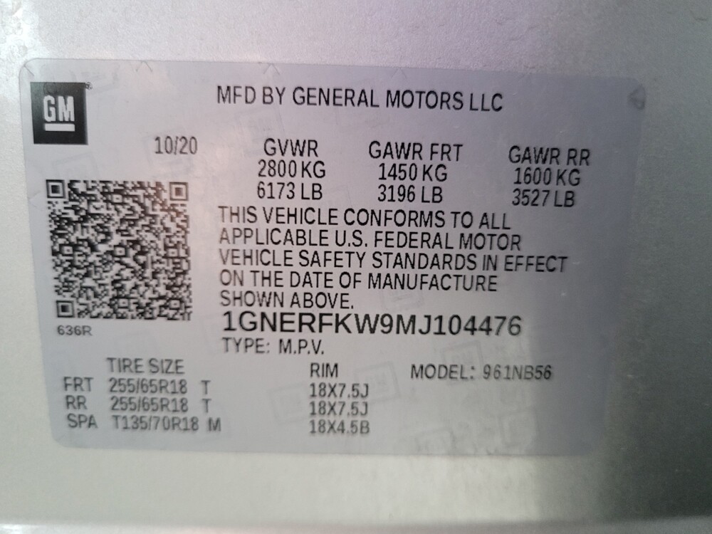 2021 Chevrolet Traverse in Clearwater, FL 33764 - 18143457 33