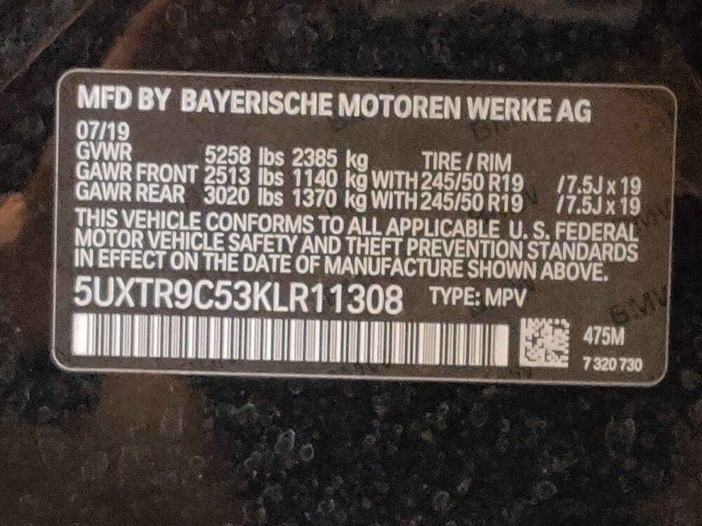 2019 BMW X3 in Jacksonville, FL 32210 - 18143467 33