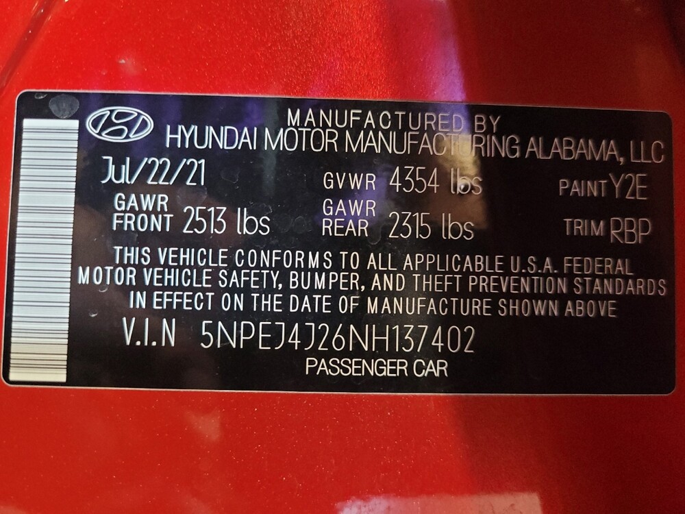 2022 Hyundai Sonata in West Palm Beach, FL 33409 - 18143473 33