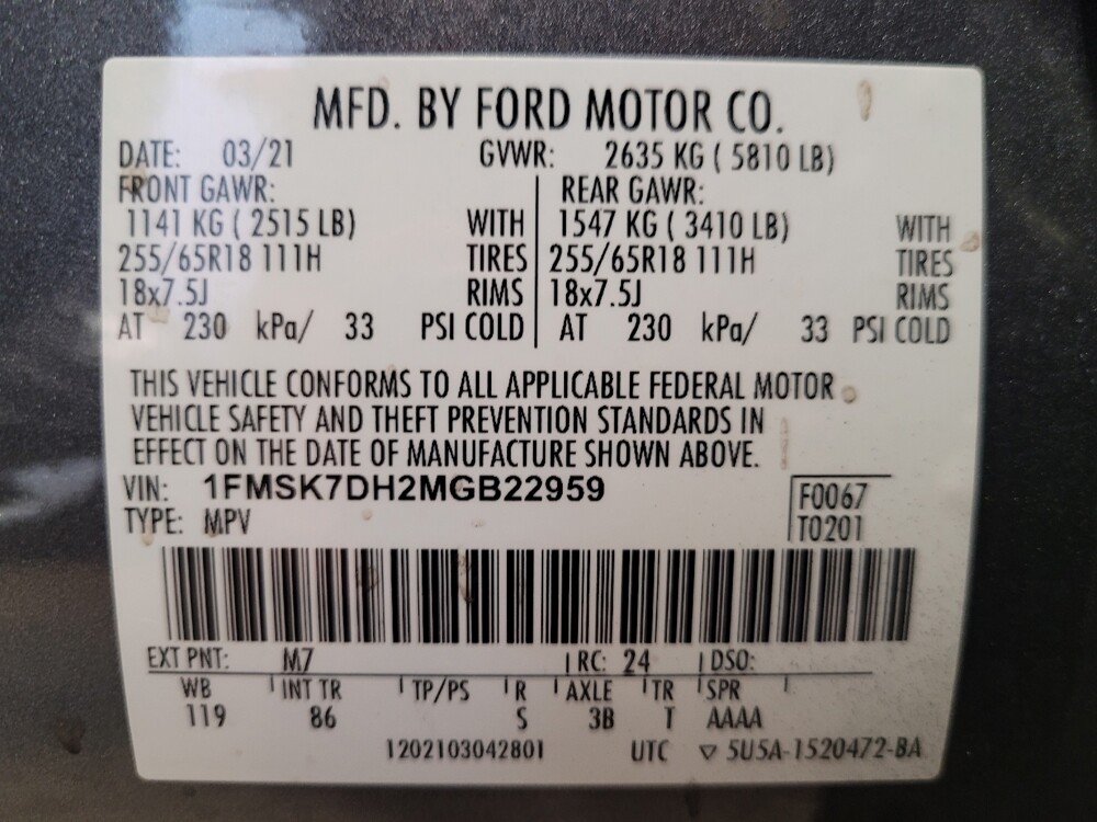 2021 Ford Explorer in Orlando, FL 32808 - 18143480 33