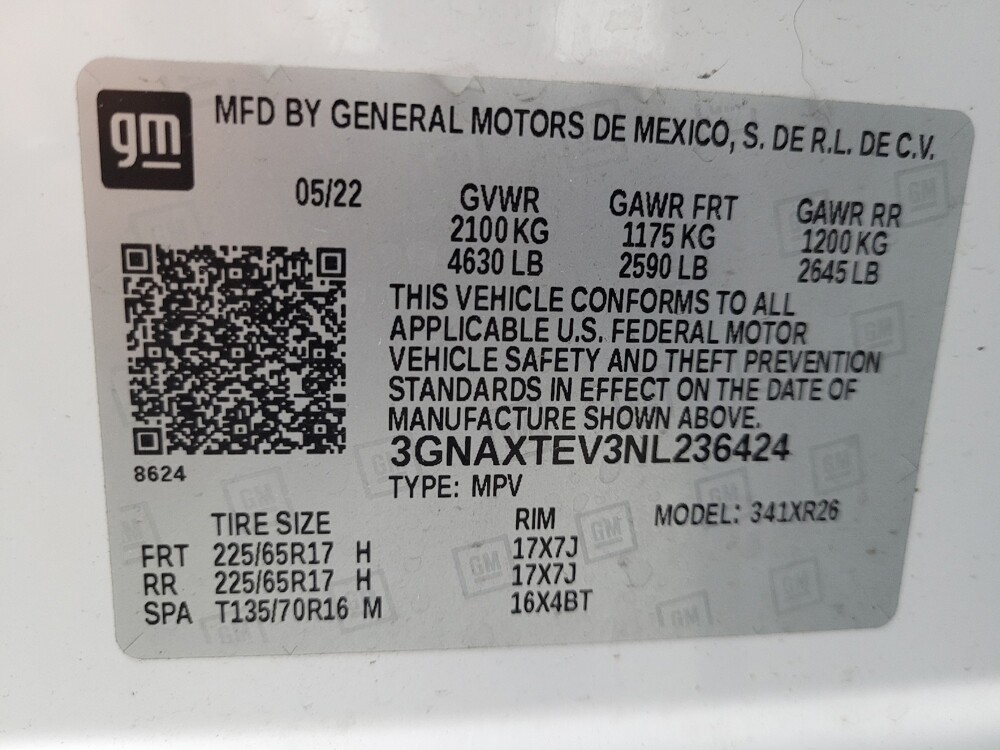 2022 Chevrolet Equinox in Las Vegas, NV 89102 - 18143489 33