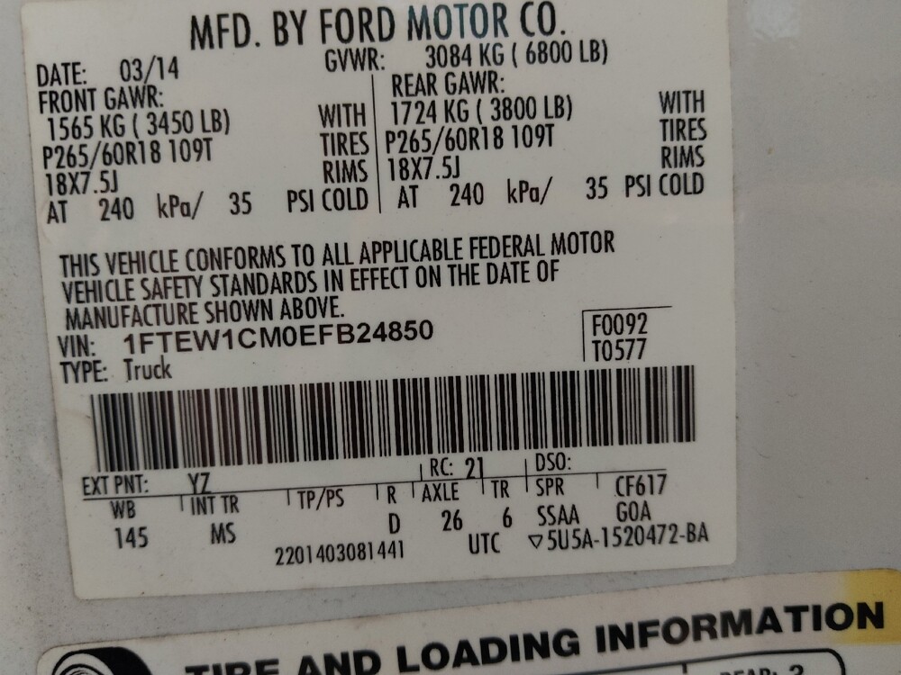 2014 Ford F150 in Conway, SC 29526 - 18143497 33