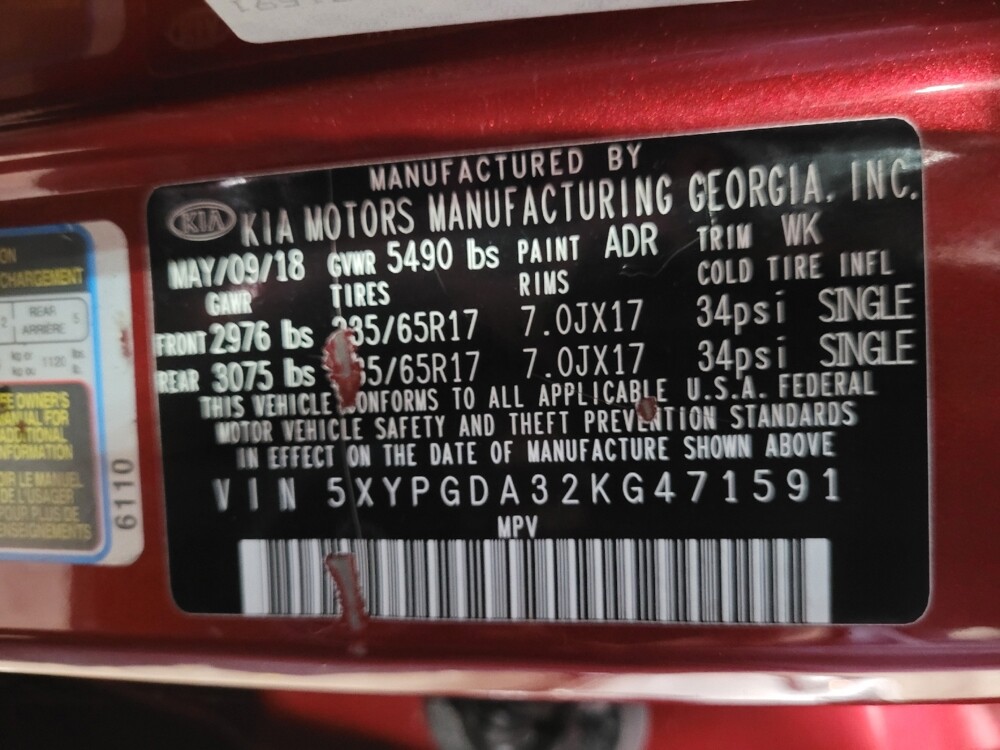 2019 Kia Sorento in New Castle, DE 19720 - 18143554 33