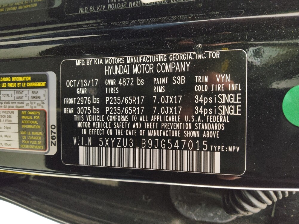 2018 Hyundai Santa Fe in Eastpointe, MI 48021 - 18143569 33