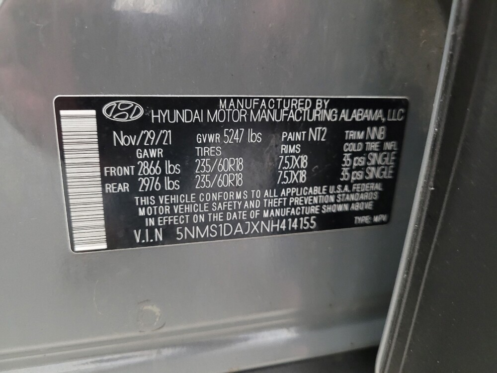 2022 Hyundai Santa Fe in Eastpointe, MI 48021 - 18143572 33