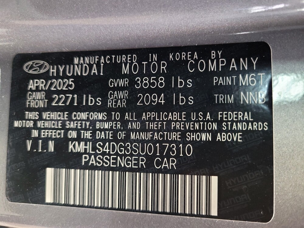 2025 Hyundai Elantra in Tallahassee, FL 32304 - 18143590 33