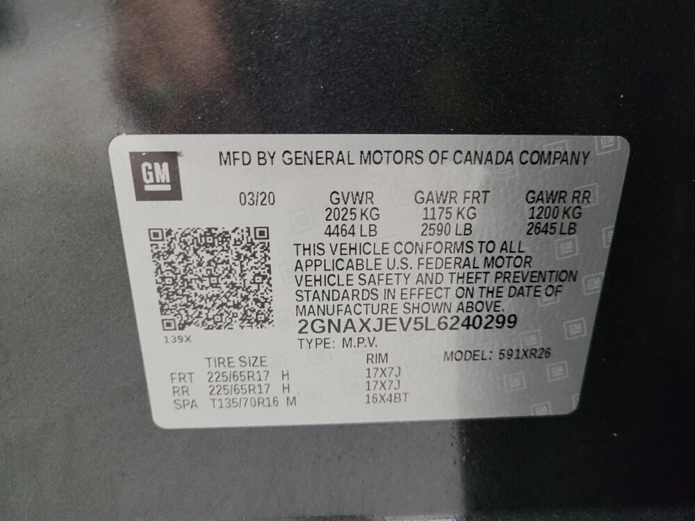 2020 Chevrolet Equinox in Columbus, OH 43228 - 18143611 33