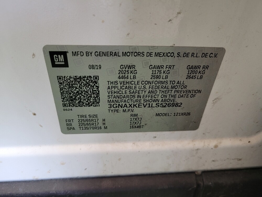 2020 Chevrolet Equinox in Columbus, OH 43228 - 18143632 33