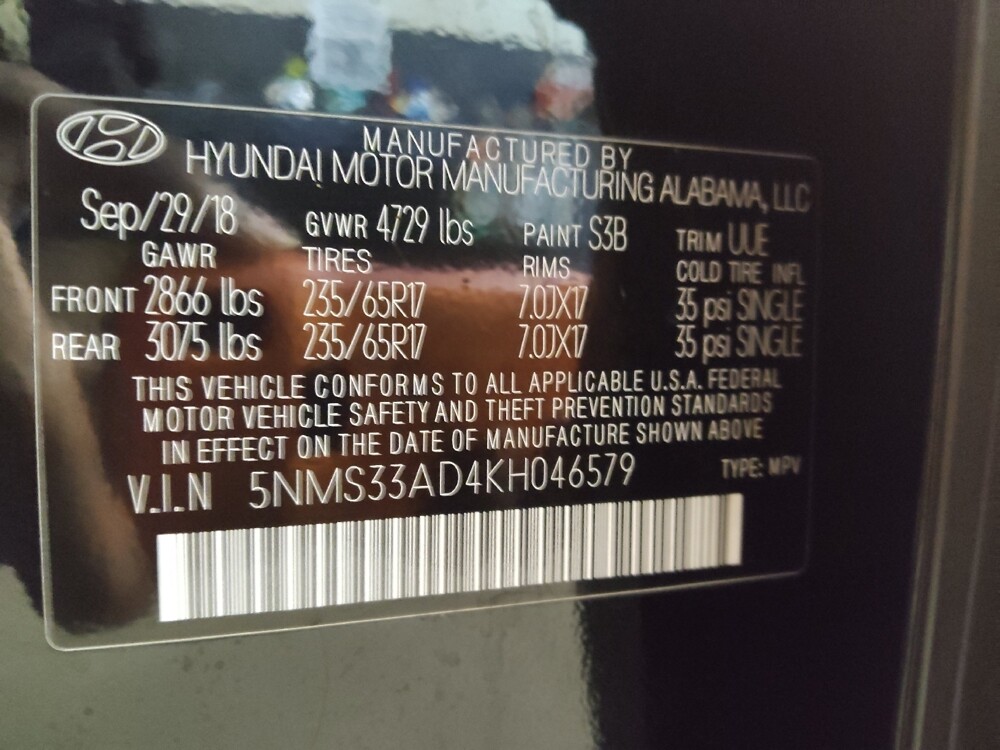 2019 Hyundai Santa Fe in Charlotte, NC 28213 - 18143636 33