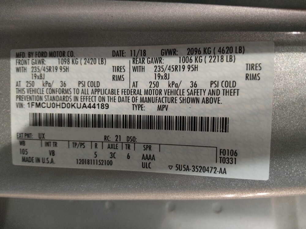 2019 Ford Escape in Tulsa, OK 74145 - 18143647 33