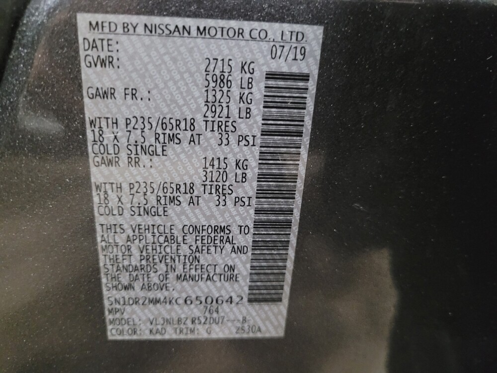 2019 Nissan Pathfinder in New Castle, DE 19720 - 18143660 33