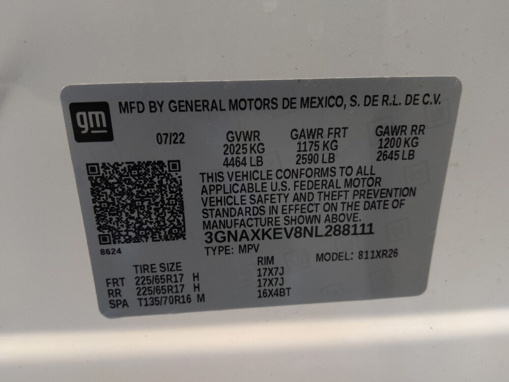 2022 Chevrolet Equinox in Glendale, AZ 85301 - 18143693 33