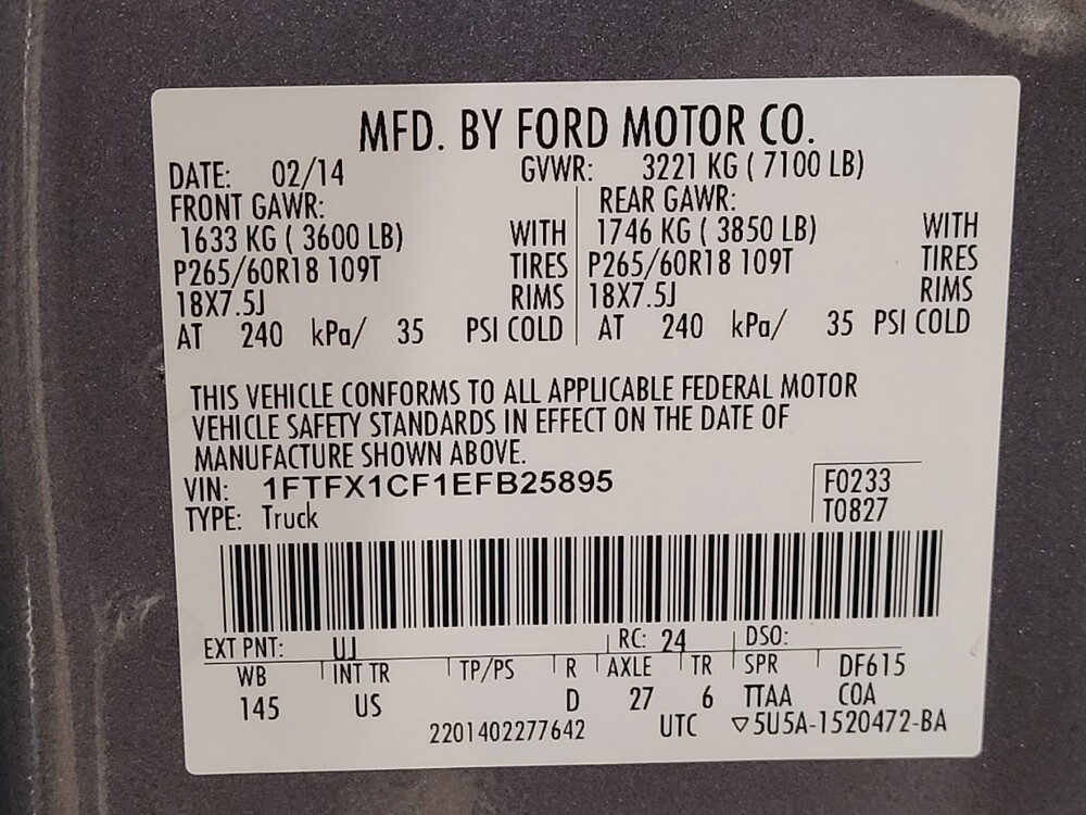 2014 Ford F150 in Savannah, GA 31419 - 18143694 33