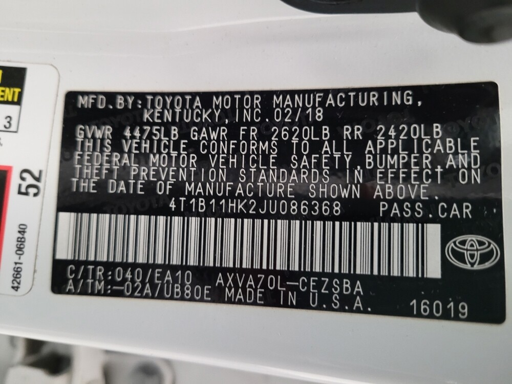 2018 Toyota Camry in Riverside, CA 92504 - 18143695 33